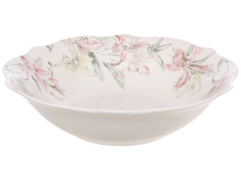 Суповая тарелка фарфоровая Pink Orchid, 1,150л