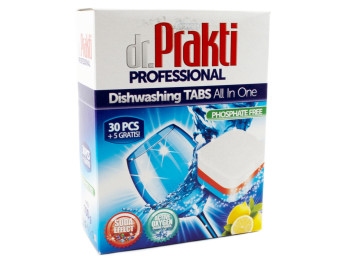 Таблетки для посудомийної машини "Dr.Prakti" 30+5 шт