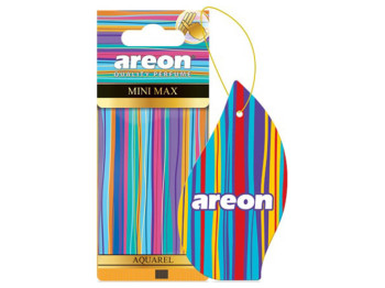 Освежитель воздуха AREON Mini Max сухой листик AQUAREL (Акварель) 74288
