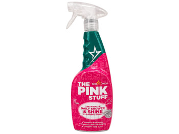 Спрей для чищення ванної кімнати і душевої кабіни Pink Stuff Daily Shower & Shine 750 мл