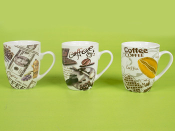 Чашка порцелянова "Coffee Time" 400мл
