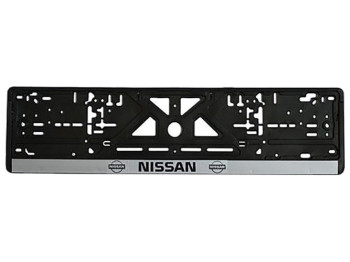 Рамка номера пластиковая NISSAN