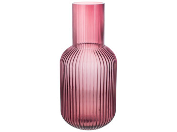 Ваза Bottle 34см, цвет - темно-розовый