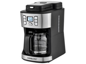Кавоварка Sokany 2в1, 1,8л, 950Вт