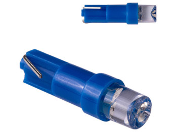 Лампа Pulso габаритна LED T5/1SMD-3030, 12v, 0.5w, 3lm Blue (LP-120302)
