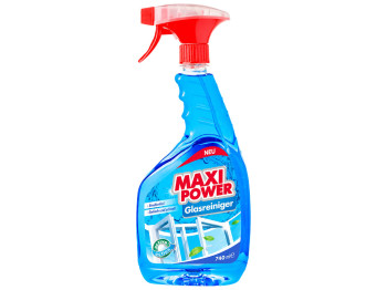 Средство для мытья стекла Maxi Power, лайм, 740мл