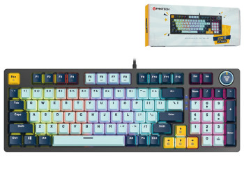 Клавиатура игровая Fantech ATOM96 MK890V2 Blue Switch, Цвет SkyBlue
