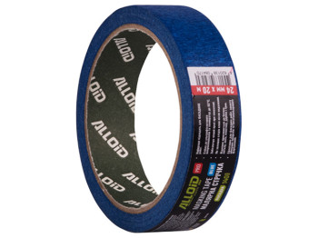 Стрічка малярська фасадна Alloid Pro, синя, 24мм х 20м, 140мкм (MTB-1402420)