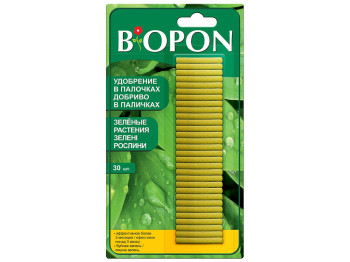 Удобрение в палочках BIOPON для зеленых растений 30шт