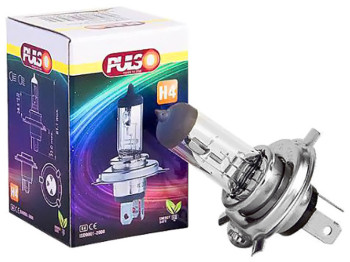 Лампа Pulso галогенна, H4/P43T, 12v60/55w, clear/c/box