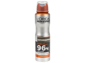Дезодорант-антиперспірант L'oreal Men для тіла "Непереможний захист" 96 годин 150мл