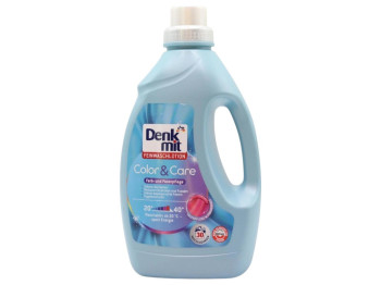 Средство для стирки деликатных тканей Denkmit Color&Care, 30 циклов стирки, ручная и автомат, 1,5л