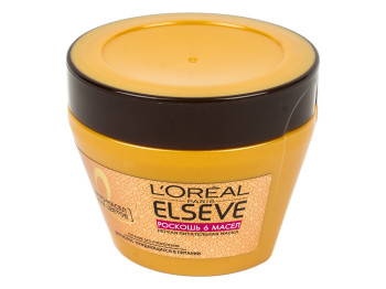 Маска LOreal Elseve "Розкіш 6 глин" для всіх типів волосся 300мл