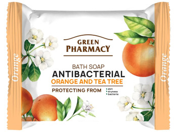 Мило туалетне Green Pharmacy Антибактеріальне Апельсин і чайне дерево 100г