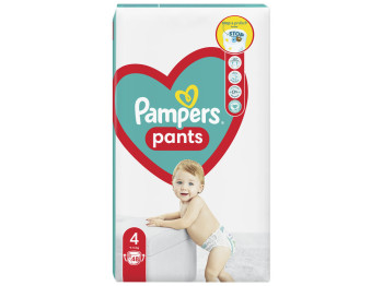 Підгузки-трусики одноразові для хлопчиків і дівчаток Pampers Pants Розмір 4 Maxi 9-15кг 48шт