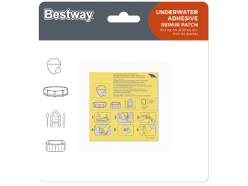 Ремкомплект клей + пленка Bestway 62091