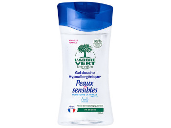 Гель для душу L’Arbre Vert Sensitive Skin, для чутливої шкіри, 260 мл