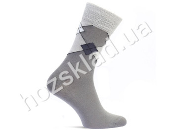 Шкарпетки чоловічі демісезонні 204, р.25-27 (41-42р.) (колір сірий 0030) Дюна