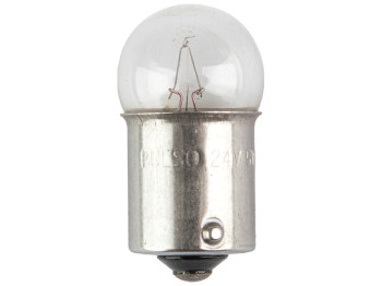 Лампа Pulso габаритна, S25, BA15s, R5W, 24В, 5Вт clear, 1 конт., 1шт (LP-24105)