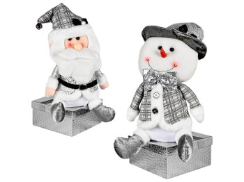 Фігура новорічна Santa Snowman, 52см