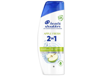Шампунь Head & Shoulders 2 в 1 Яблочная свежесть, против перхоти, 400мл