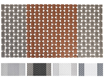 Килимок протиковзкий Antislip, ПВХ, решітчаста поверхня, 39×72 см, 5 кольорів (ціна за 1шт)