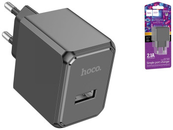 Мережевий Зарядний Пристрій Hoco CS11A 1USB 2.1A Колір Чорний
