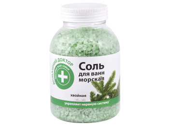 Соль для ванн "Домашний доктор" хвойная 1000г