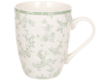 Фарфоровая кружка Floral Green, 350 мл
