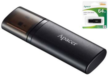USB флеш-накопичувач 3.2 Apacer AH25B 64Gb, колір чорний