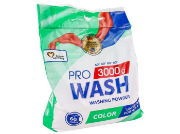 Порошок для прання кольорових речей ProWash Color, 3000г