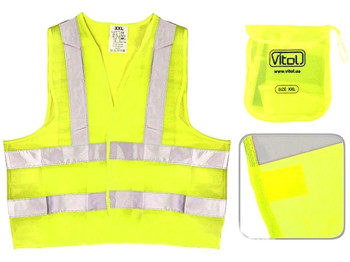 Жилет безпеки світловідбиваючий (yellow) 116 Y XXL