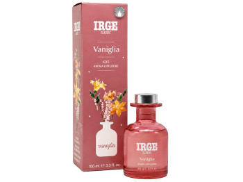 Аромадиффузор для дома IRGE Classic Vaniglia, с палочками, запах ванили, 100 мл