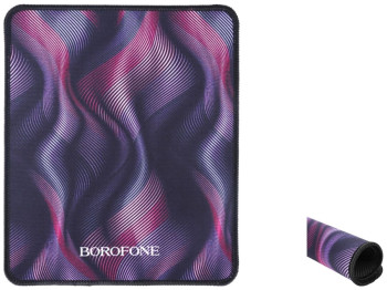 Килимок для Мишки Borofone BG12 Illustrious gaming, 20x24см, Колір Чорний