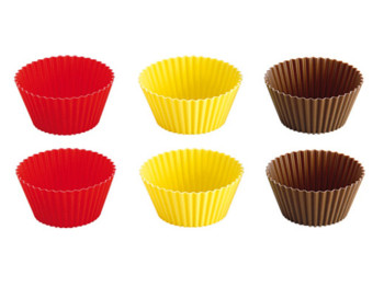 Кошики кондитерські силіконові DELICIA D7см (ціна за набір 6шт) 39489