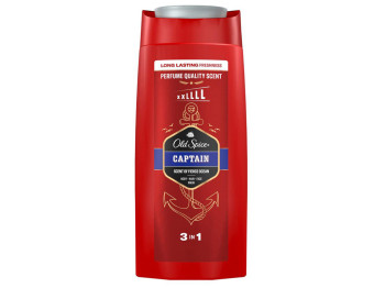 Гель для душу + шампунь Old Spice Captain 3в1 Аромат океанських хвиль, 675мл
