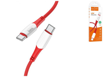Кабель USB Hoco X70 Ferry 60W Type C to Type C, Червоний
