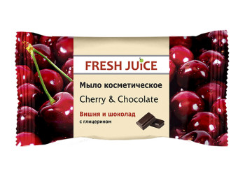 Мыло косметическое Fresh Juice "Cherry & Chocolate" вишня и шоколад 75г