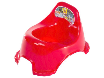 Горшок детский R plastic, красный, 02006