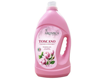 Гель для стирки Aromica Toscano Magnolia&Pistachio для белых и цветных вещей, 4л
