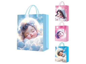 Пакет подарочный бумажный S Angel 3D, 18x23x10см