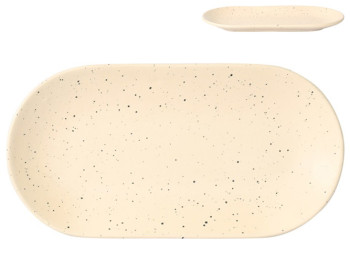 Блюдо овальне Limited Edition Sandy Cream, порцелянове, кремове, 25 см