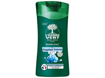 Гель для душу 3 в 1 L’Arbre Vert Intense Freshness, з провітаміном B5, 260 мл
