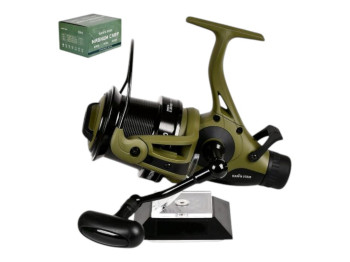 Котушка Sam's Fish Magnum Carp 8000, 5+1 підшипник, бейтраннер, металева шпуля