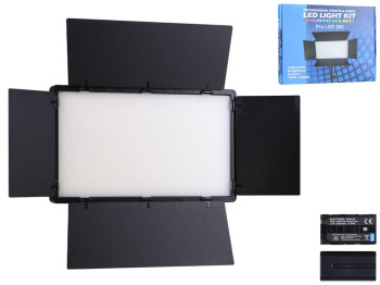 Лампа LED Camera Light 33см (E-800) Battery, 2 батареї в комплекті, Колір Чорний