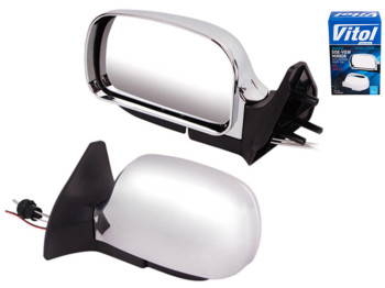 Дзеркало бічне Vitol LADA Samara 08,09,13 - 15 Chrome, комплект 2шт (ЗБ 3109 Chrome)
