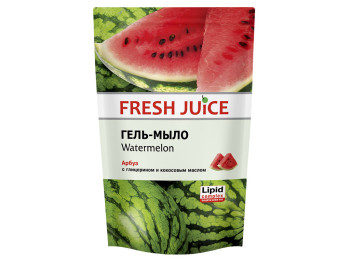 Крем-мыло жидкое Fresh Juice дой-пак с глицерином "Watermelon" Арбуз 460мл