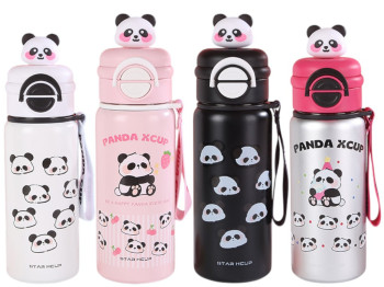 Термос детский Panda Xcup, нержавеющая сталь, 550мл, 14х7,3см, 4 дизайна (цена за 1шт)