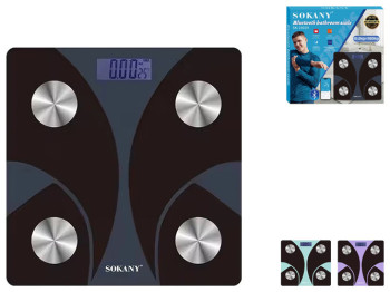 Весы напольные Sokany, 26,5x2,8x26,7см