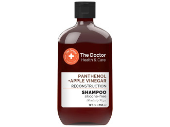 Шампунь для волос The Doctor Panthenol + Apple Vinegar Reconstruction, с пантенолом и уксусом, 355мл